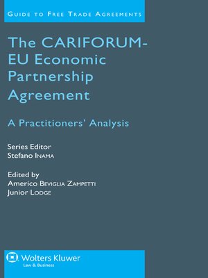 cover image of The CARIFORUM-EU Economic Partnership Agreement